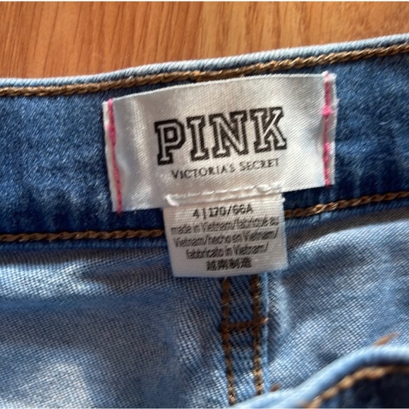 2 pair jeans shorts for 1 price!!!! American eagle & PINK - Picture 2 of 15
